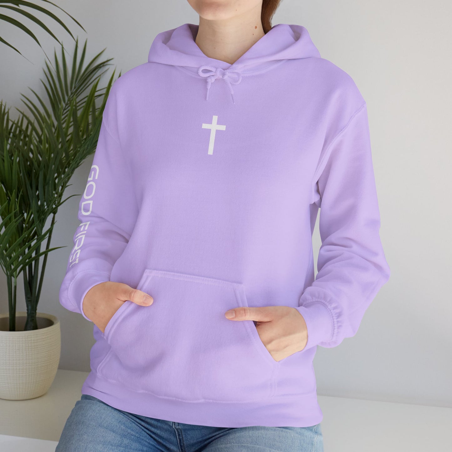 God First Cross Unisex Heavy Hoodie
