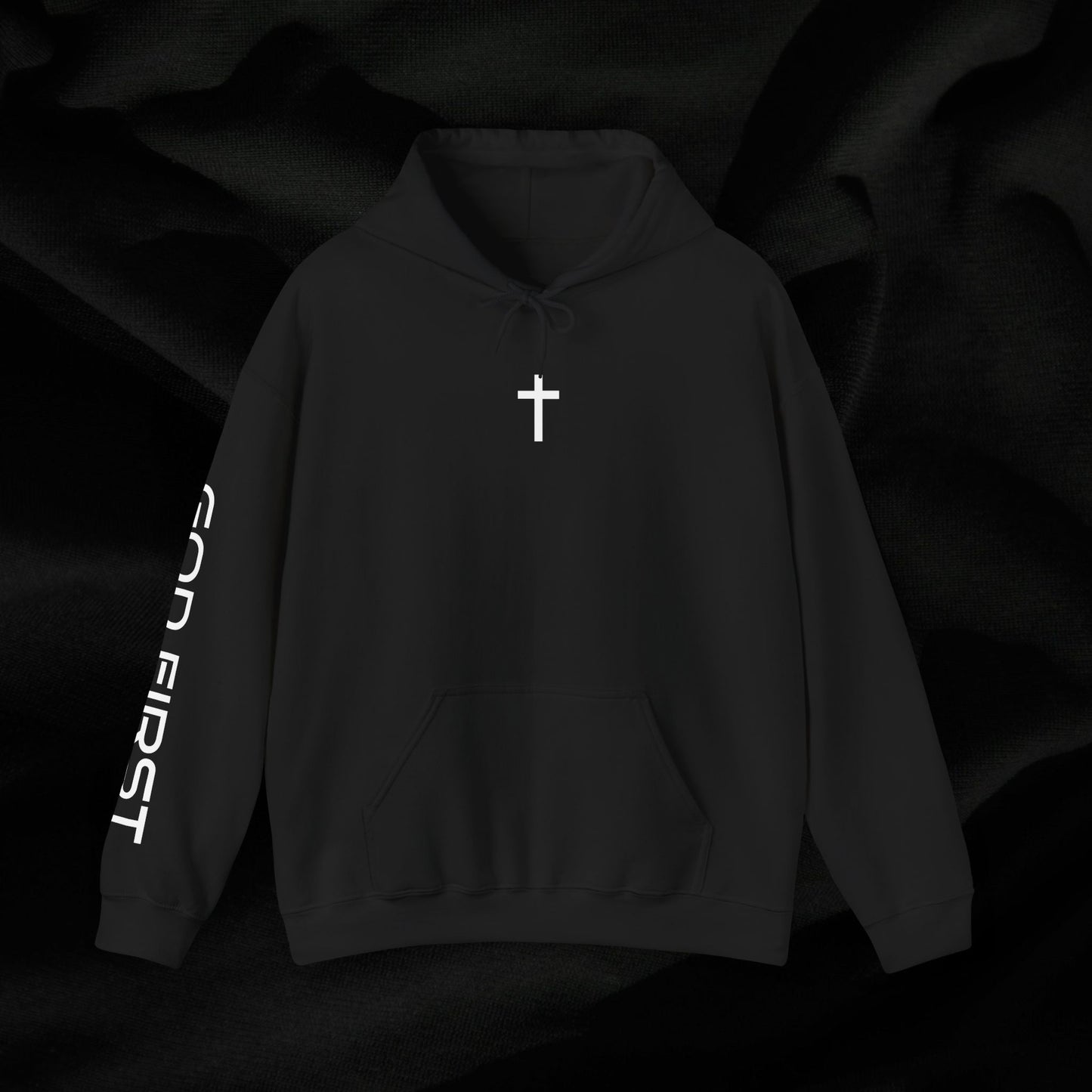 God First Cross Unisex Heavy Hoodie
