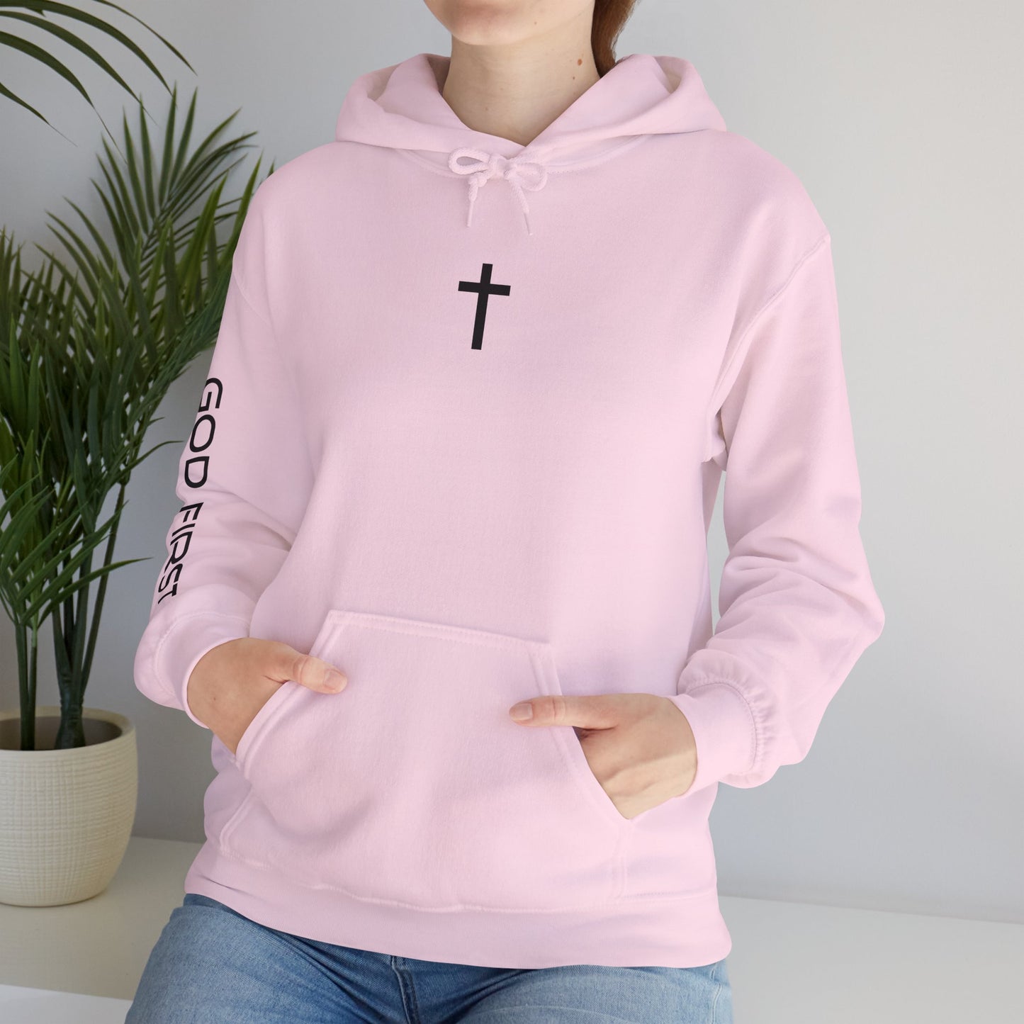 God First Cross Unisex Heavy Hoodie