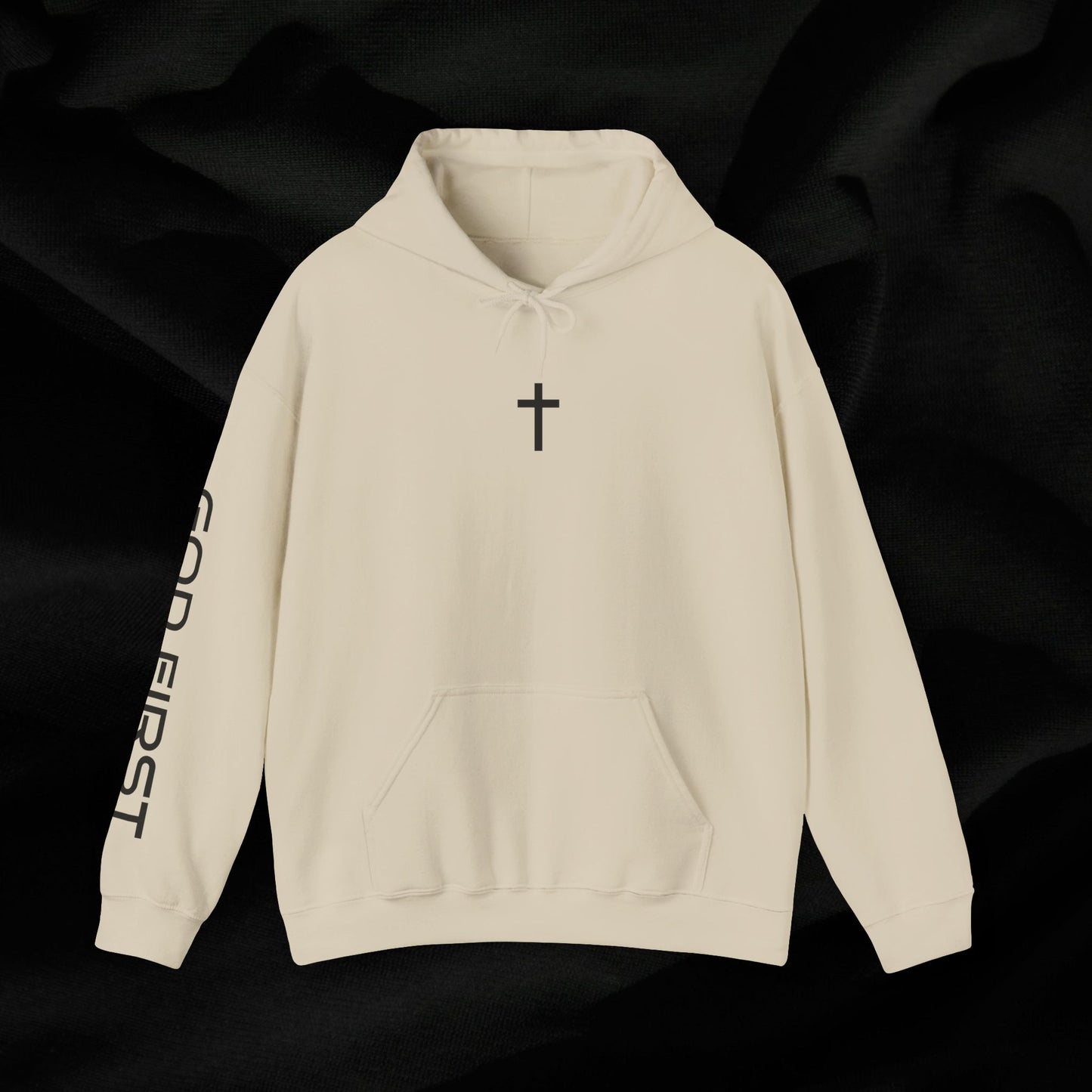God First Cross Unisex Heavy Hoodie